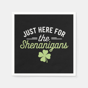 Hier zum Shenanigans St Patrick's Day Serviette