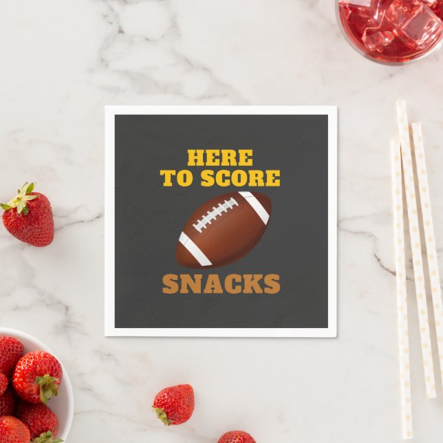 Hier zum Snack Serviette (Beispiel)