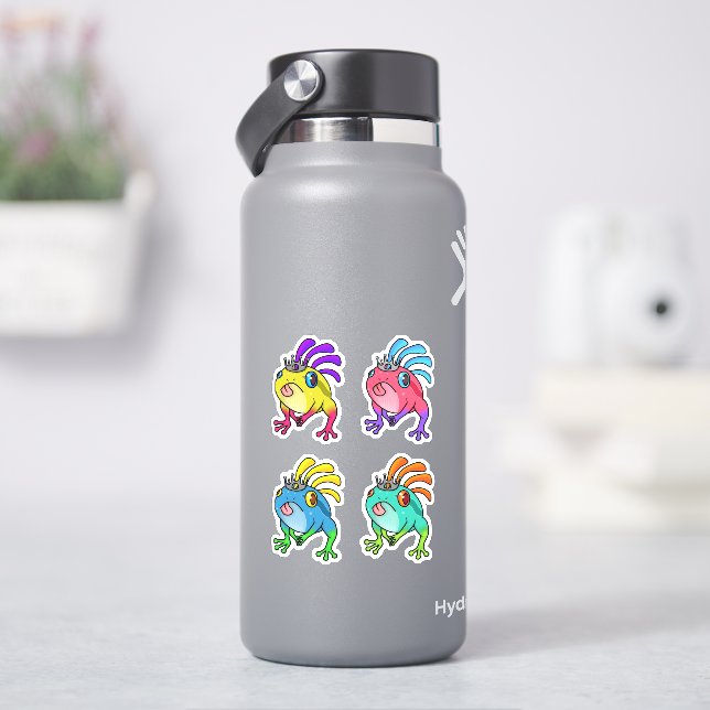 Hierarchy Frog Sitckers Aufkleber (HydroFlask)