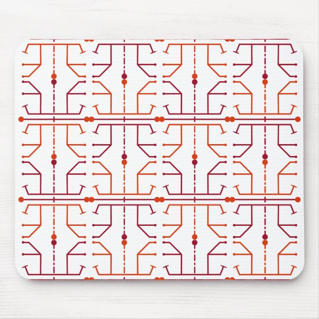 Hieroglyph Abstrakt Pattern Mousepad (Vorne)