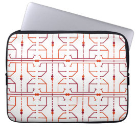 Hieroglyph Abstraktes Muster Laptop-Sieb 13 Zoll Laptopschutzhülle