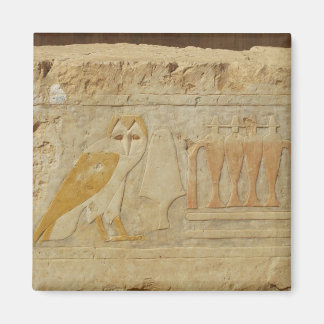 Hieroglyph Detail, Hatshepsut Temple, Ägypten Magnet