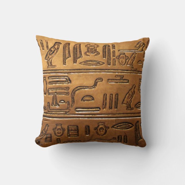 Hieroglyphen 2014-1020 kissen (Vorderseite)