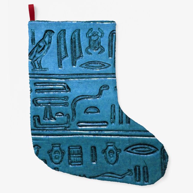 Hieroglyphen_2014_1026 Großer Weihnachtsstrumpf (Vorderseite)