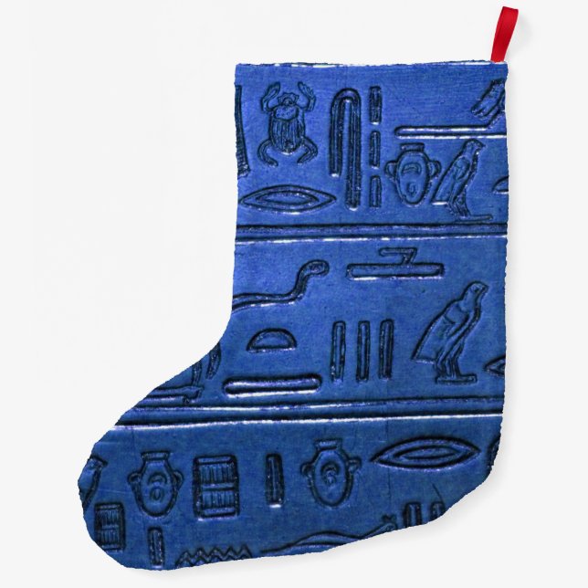 Hieroglyphen_2014_1027 Großer Weihnachtsstrumpf (Rückseite)