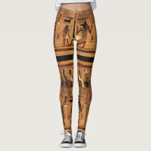 Hieroglyphen-Papyrus-alte ägyptische Leggings