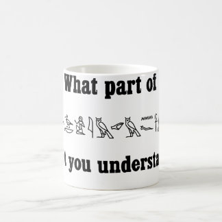 Hieroglyphen-Tasse Kaffeetasse
