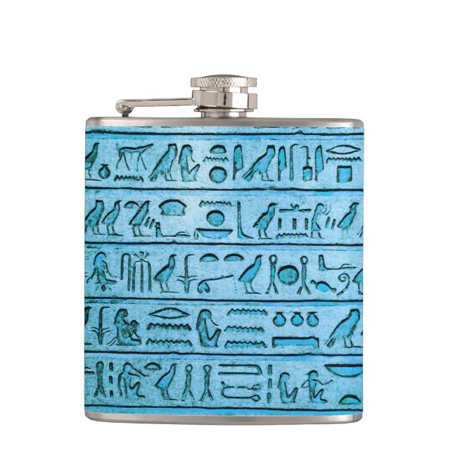 Hiéroglyphes égyptiens antiques Flacon de hanche b (Devant)