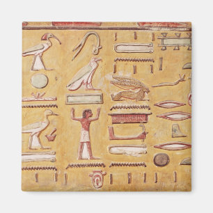 Hieroglyphics, aus dem Grab von Seti I Magnet