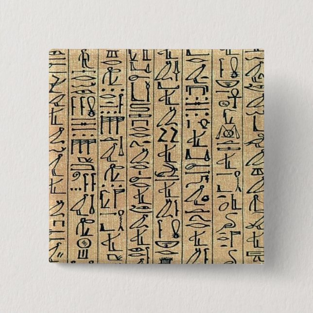 Hieroglyphics Button (Vorderseite)