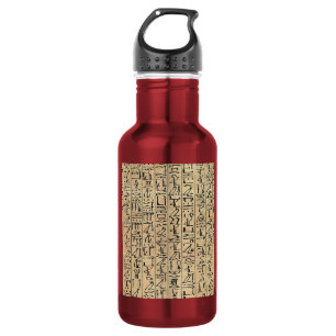 Hieroglyphics Edelstahlflasche