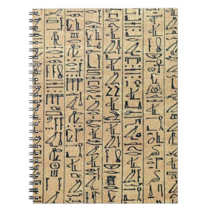 Hieroglyphics Notebook Notizblock
