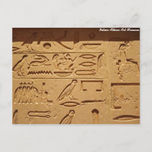 Hieroglyphics Postkarte