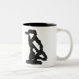 Hieroglyphisch (1/4) zweifarbige tasse