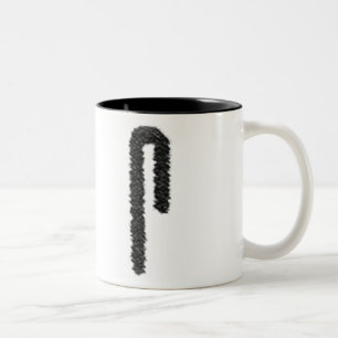 Hieroglyphisch (3/4) zweifarbige tasse