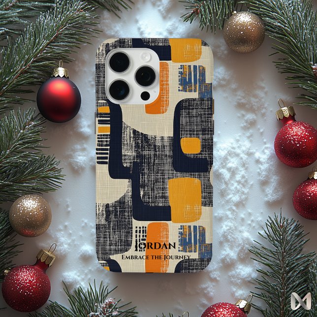 Hieroglyphische geometrische Eleganz - zeitlose Fu Case-Mate iPhone Hülle (Von Creator hochgeladen)