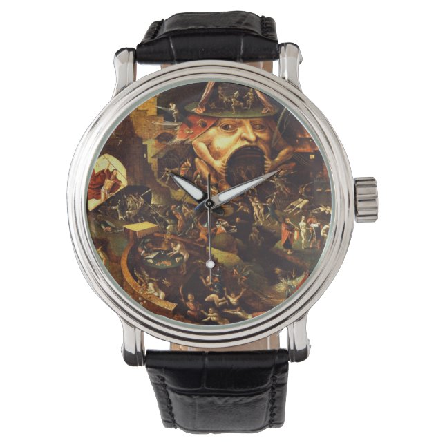 Hieronymus Bosch Christ in Limbo Armbanduhr (Vorderseite)