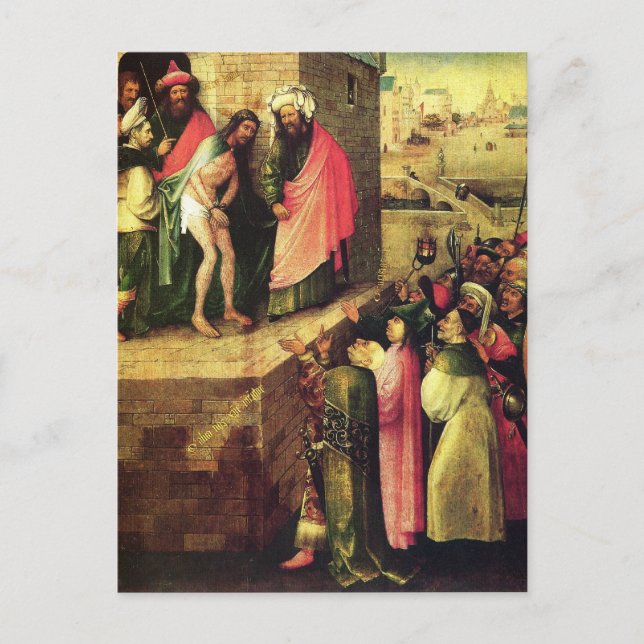 Hieronymus Bosch Malkunst Postkarte (Vorderseite)