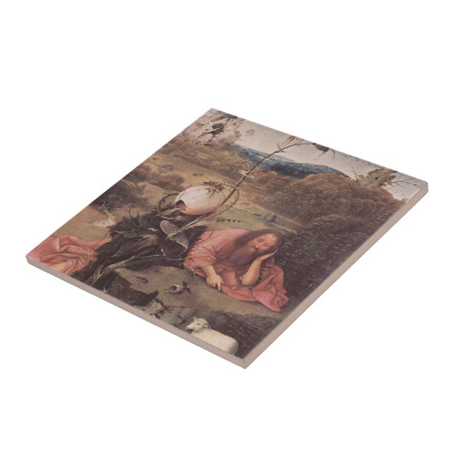 Hieronymus Bosch-St. Johannes der Täufer in der Fliese (Seite)