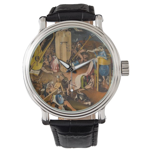 Hieronymus Bosch-The Garden of Hell Armbanduhr (Vorderseite)