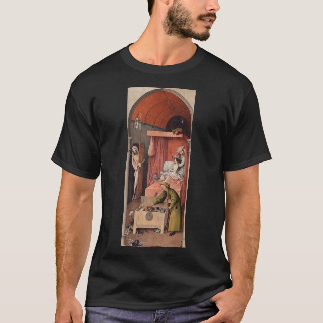 Hieronymus Bosch - Tod und Miser T-Shirt (Vorderseite)