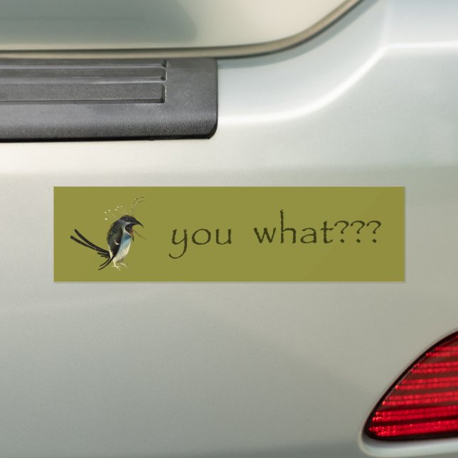 Hieronymus Bosch's Bird Bumper Sticker (En voiture)