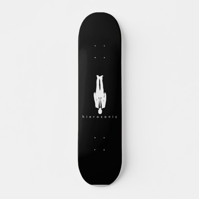 Hierosonic Henker-Plattform (Schwarzes) Skateboard (Vorne)