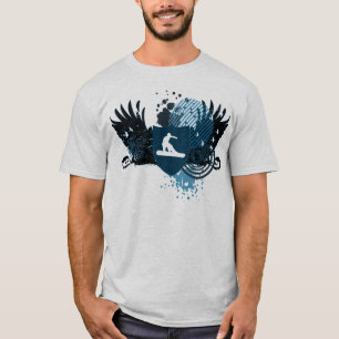 HifiSnowboarding. verfolgt im Blau T-Shirt