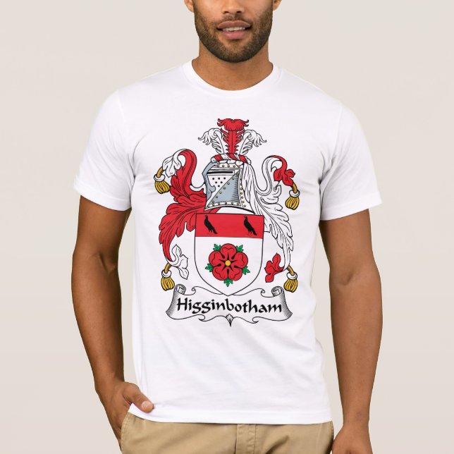 Higginbotham Familienwappen T-Shirt (Vorderseite)