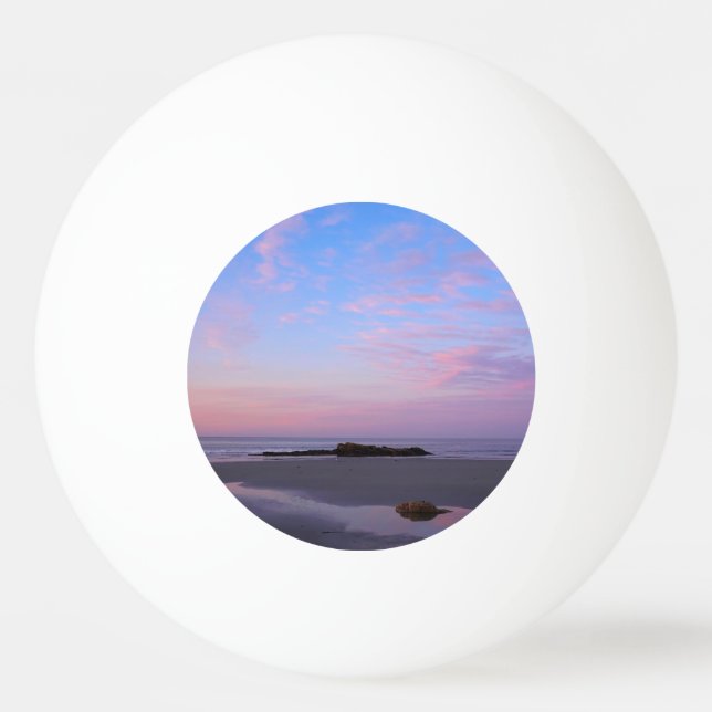 Higgins Beach Dreamy Sunrise Tischtennisball (Vorderseite)