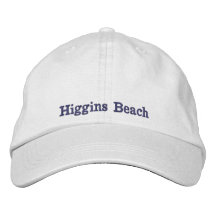 Higgins Beach Slate Grau Typografie White