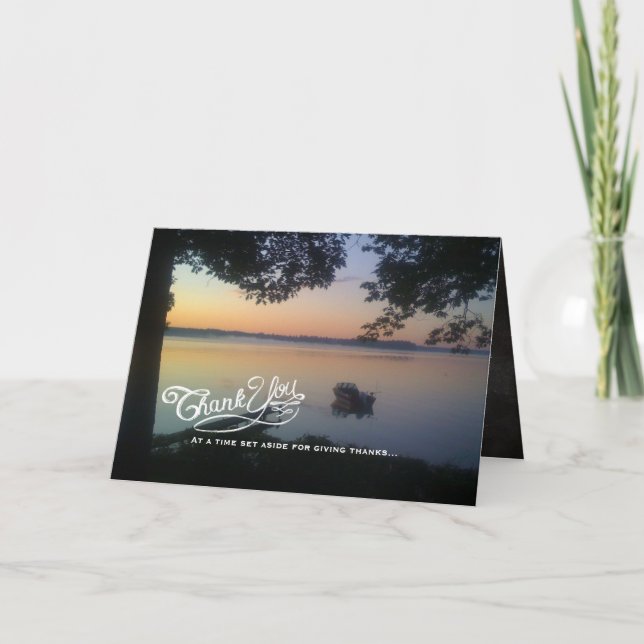 Higgins Lake Feiertagskarte (Vorderseite)