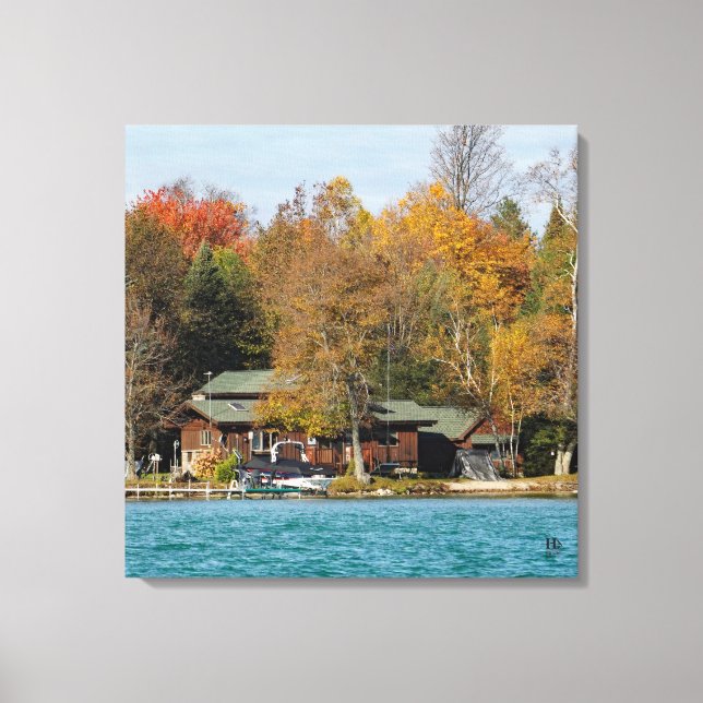 Higgins Lake House Nr. 40 Leinwanddruck (Vorderseite)