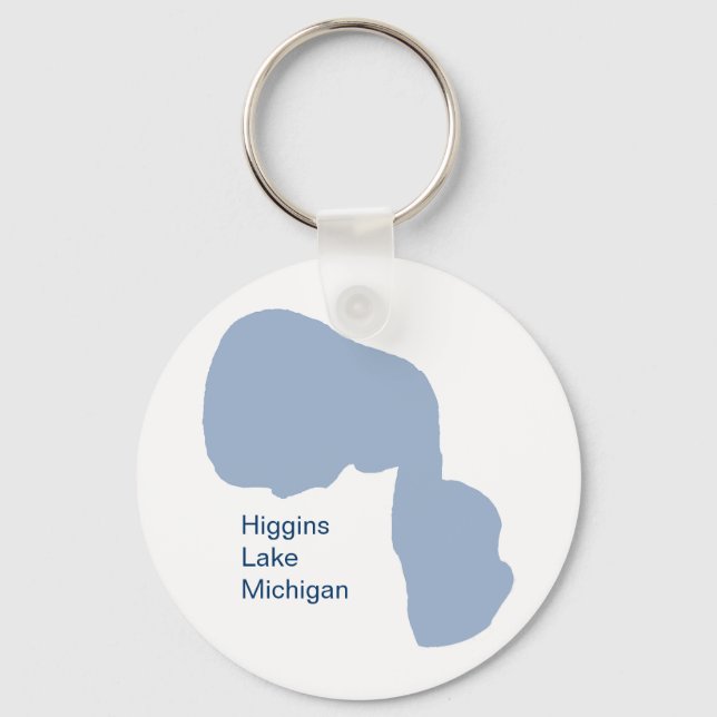 Higgins Lake, Michigan Schlüsselanhänger (Vorderseite)