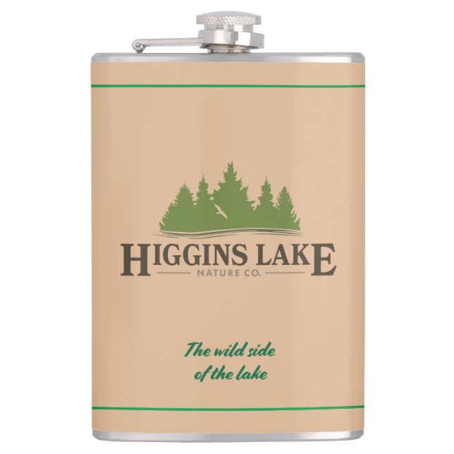 Higgins See-Naturflasche Flachmann (Vorderseite)