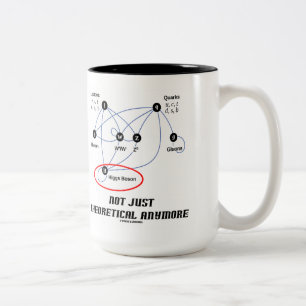 Higgs Boson nicht gerade theoretisch mehr Zweifarbige Tasse
