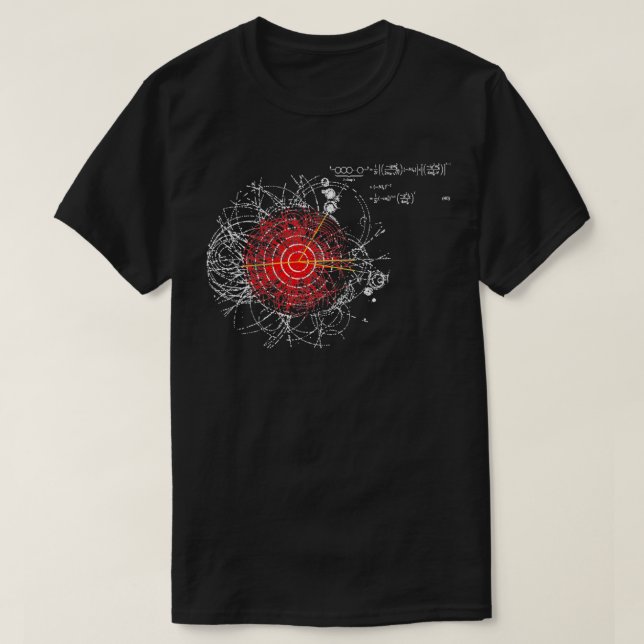 Higgs Boson Particle Physics University T-Shirt (Design vorne)