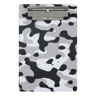 High contrast urban camouflage mini klemmbrett