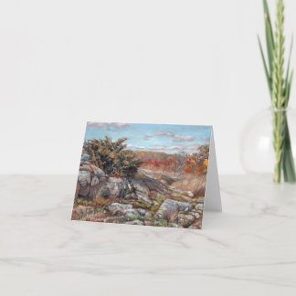 'High Country Juniper' note card print Karte