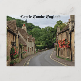 High def Fotografie von Castle Combe England Postkarte