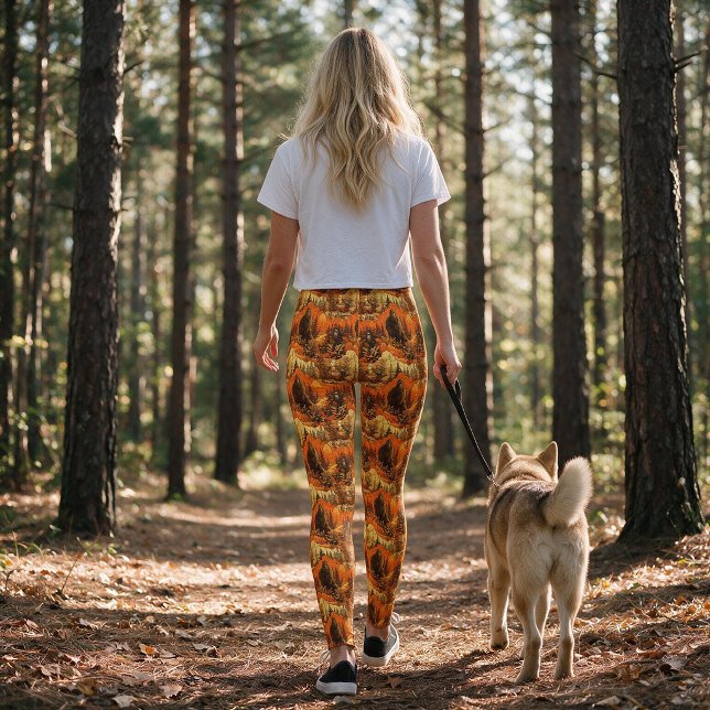High Desert Terrain Bigfoot Muster Leggings (Von Creator hochgeladen)
