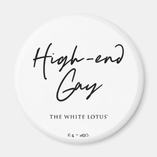 High-End Gay - Der weiße Lotus Magnet