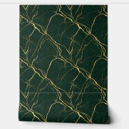 High End Textured Gold Accent Marble  Tapete