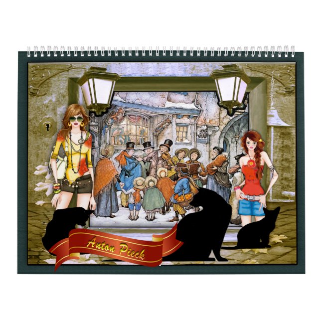 High Fashion & Anton Pieck Kalender (Titelbild)