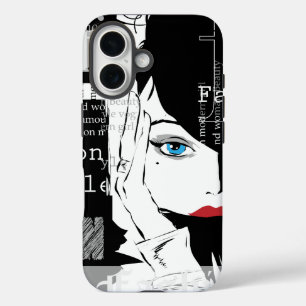High Fashion Künstlerisch iPhone Gehäuse 16 Hülle