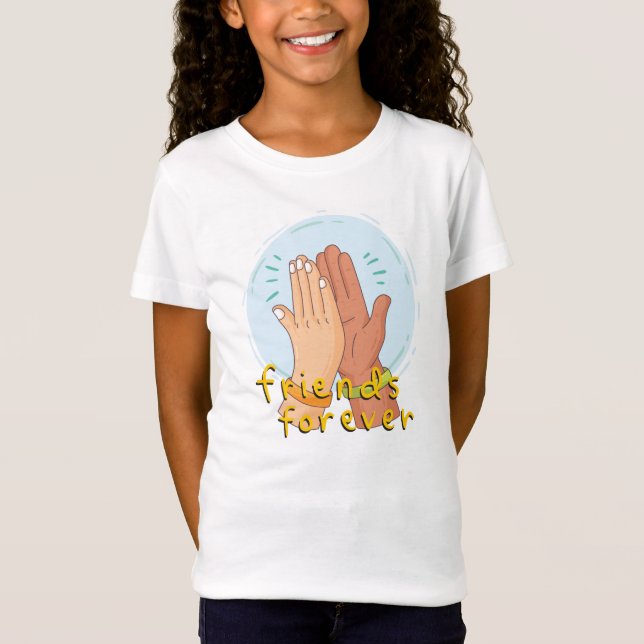 High Five Best Friends T-Shirt (Vorderseite)