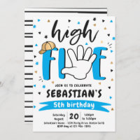 High Five Birthday Hi 5. Geburtstagsparty