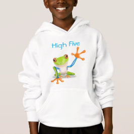 High Five Orange and Blue Funny Funny Frosch Shirt