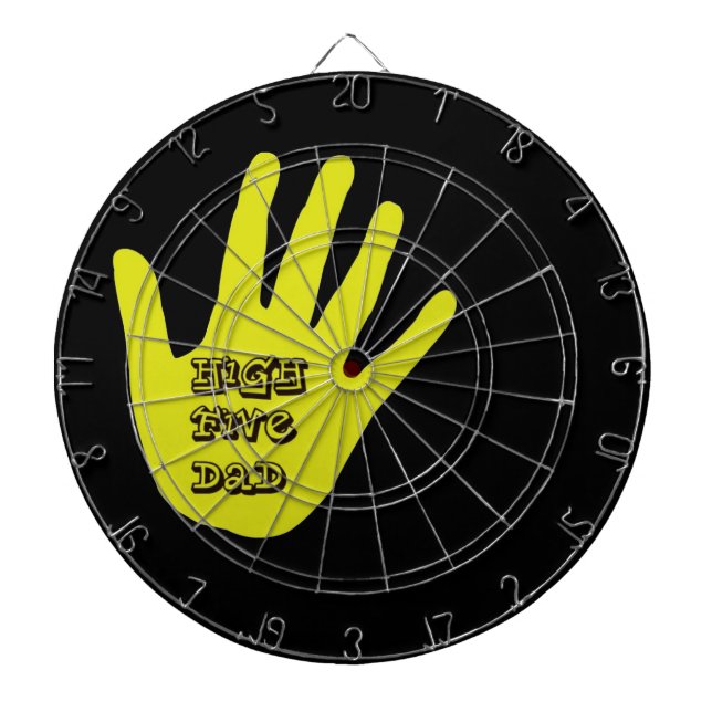 High Five Vater Hand Dartscheibe (vorne)
