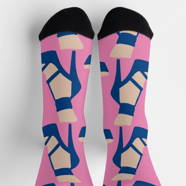 High Heel Schuh Donner_Cove  Socken (Oben)